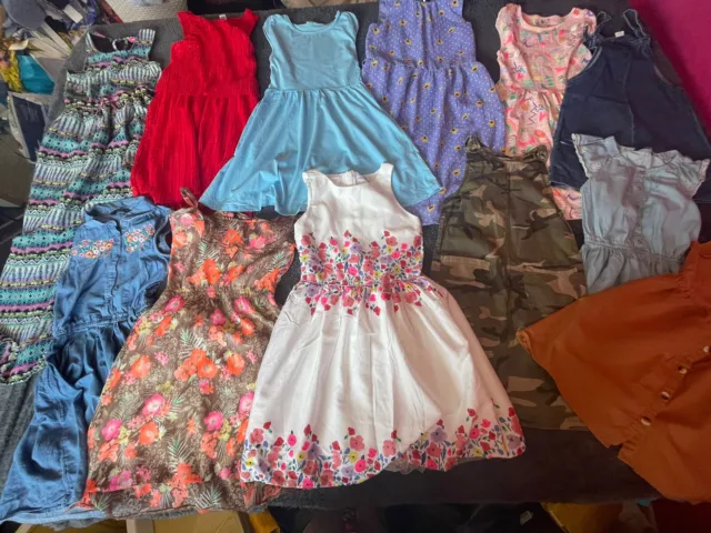 Bundle of 12x girls summer dresses age 9-10years,Next,TU,George,M&S etc