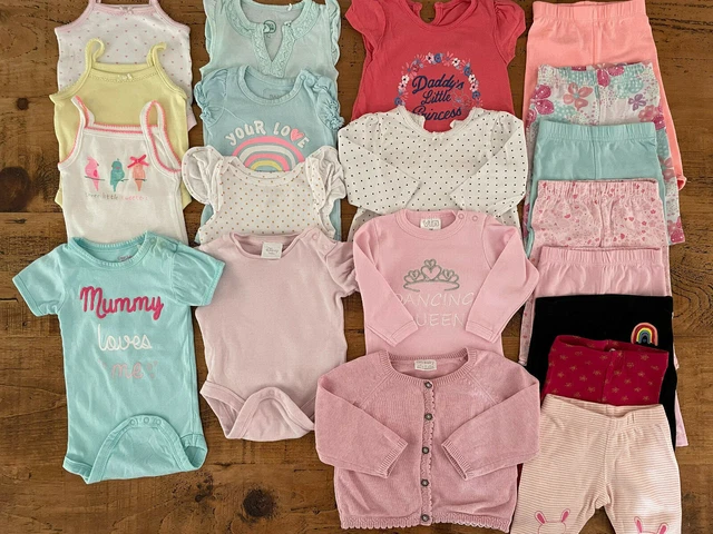 Cardigan body bimba 0-3 mesi grande pacchetto top cardigan leggings pastelli estate