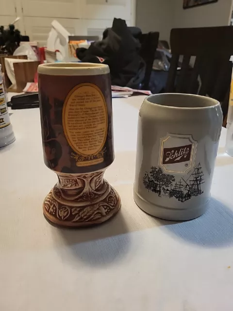 Schlitz Beer Stein - The Chicago Fire 1871 Vintage Beer Mug
