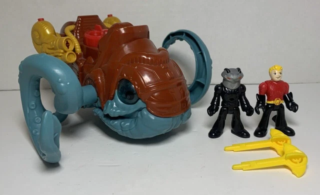 IMAGINEXT OCEAN MASTER Sea Creature With Aquaman Black Manta Figures 9.99 PicClick UK