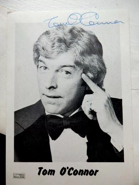 Tom O'connor   -  Tv  Presenter  -   Autographed  Photo