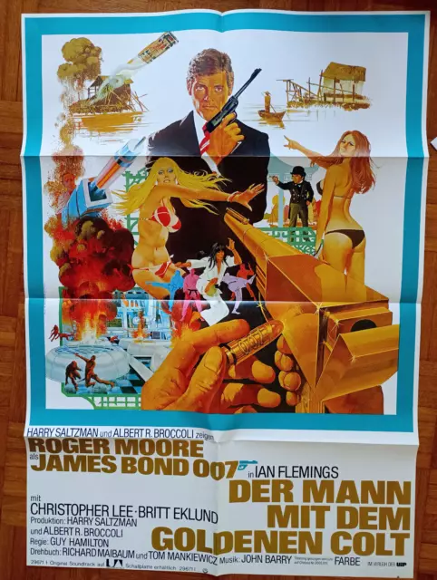James Bond 007 Filmplakat A1 DER MANN MIT DEM GOLDENEN COLT Roger Moore