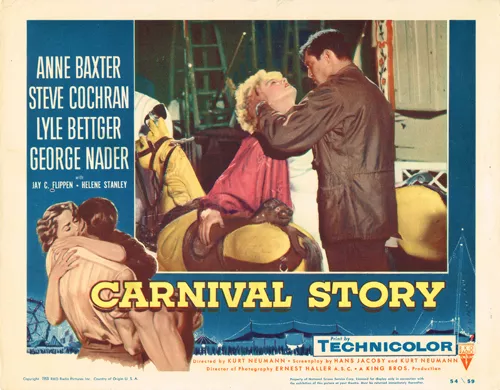 Carnival Story Original Lobby Card Anne Baxter Steve Cochran