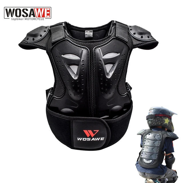 WOSAWE Gilet protettivo per bambini/ragazzi Protezione per ciclismo moto ATV