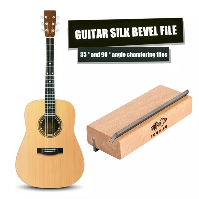 Musical Instruments Parts Guitar Fret Bevel-flush Files Luthier Repair Tools