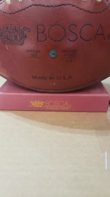 Vintage Rare Bosca Leather Football Official Pro NFL Pattern Wilson Duke F1100 2