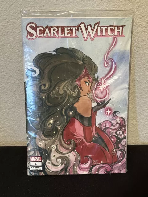 SDCC 2023 Scarlet Witch Annual #1 (Marvel Comics) Peach Momoko Variant Exclusive