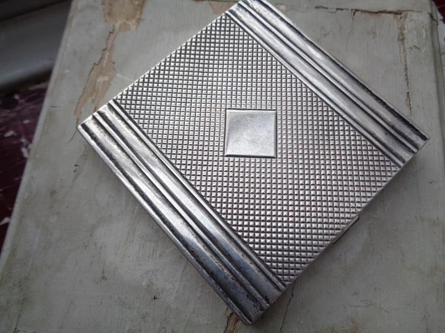 C7 Ancienne Boite Pilule Ovale Argent Massif Ou Métal Argent