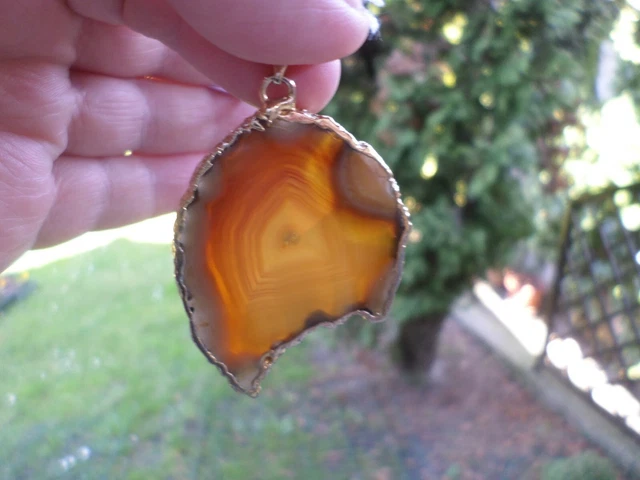 Pendentif Vintage En Métal Des Années 50 - Bijou Artisanal Rétro - Occasion Bon état