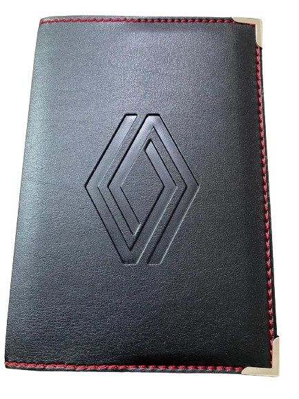 ETUI CARTE GRISE Renault Megane Clio Pochette Simili Cuir