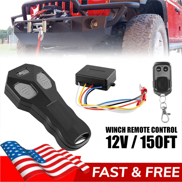DC12V WIRELESS WINCH Remote Control Kit Switch Handset for Car ATV SUV