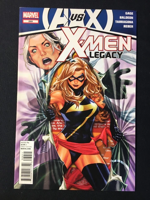 X Men Legacy 269 Mark Brooks Captain Marvel Avengers X Men V 1 Wolverine Rogue