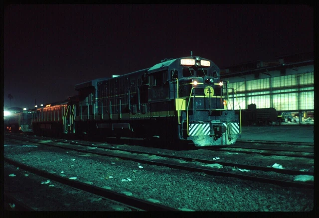 Original Rail Slide - SCL Seaboard Coast Line 1845+ Uceta 4-1974 - Ektachrome