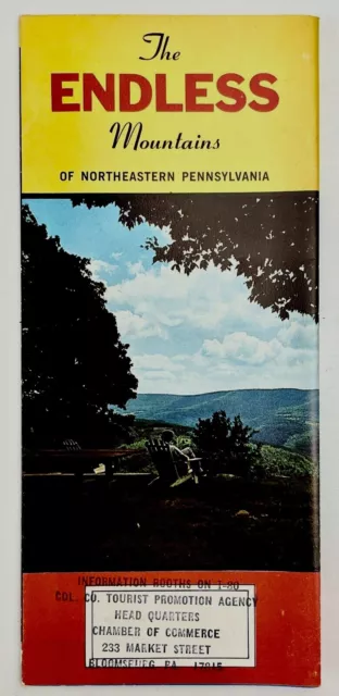 1960s Pennsylvania Endless Mountains Vintage Travel Brochure Outdoor Recreation