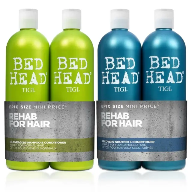 BedHead by Tigi Urban Antidotes Re-Energise & Recovery Shamp-Zustand, 4 x 750 ml 2
