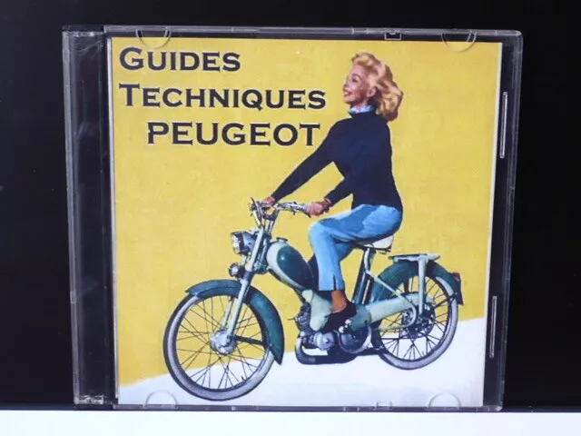 120 GUIDES TECHNIQUES MOBYLETTE PEUGEOT de 1950 à 1990 sur CD