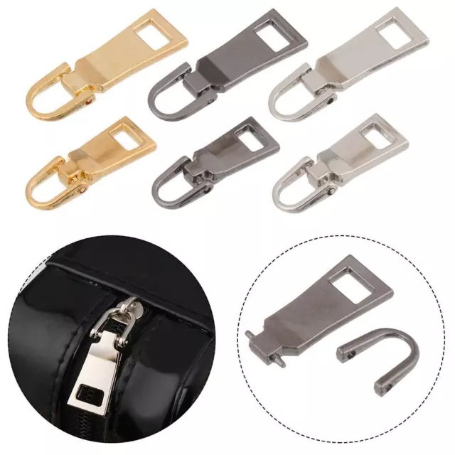 Detachable Sewing Kit Zipper Pull Metal Zipper Head Zipper Slider Metal Zip