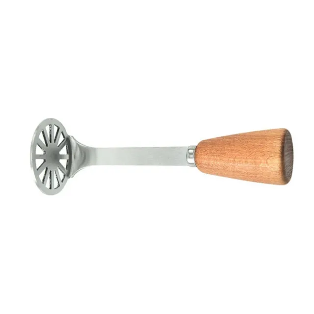 Tritapatate accessori cucina 15*5,2 cm maniglia in legno per spremere patate