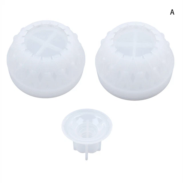 Hágalo usted mismo Cristal Resina Epoxi Molde En Forma de Huevo Caja de Almacenamiento Caja de Joyería Silicona Mo RODE