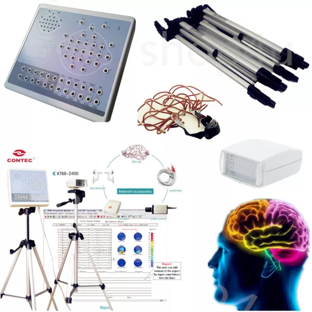 DIGITAL BRAIN ELECTRIC Activity Mapping EEG machine System 24 Channel ...