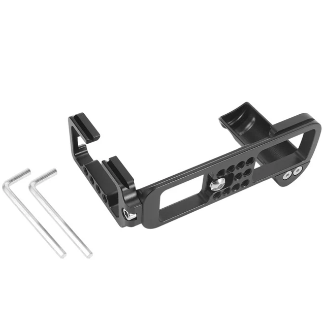 Soporte de placa L con liberación de agarre manual para cámara digital X- XT3 con 1/4 de pulgada V8J1