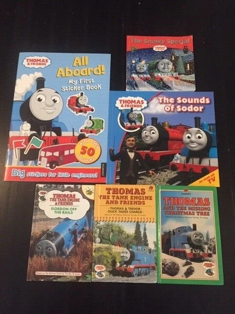 THOMAS THE TANK Engine Book Bundle x 5 books plus a sticker book £0.99 ...