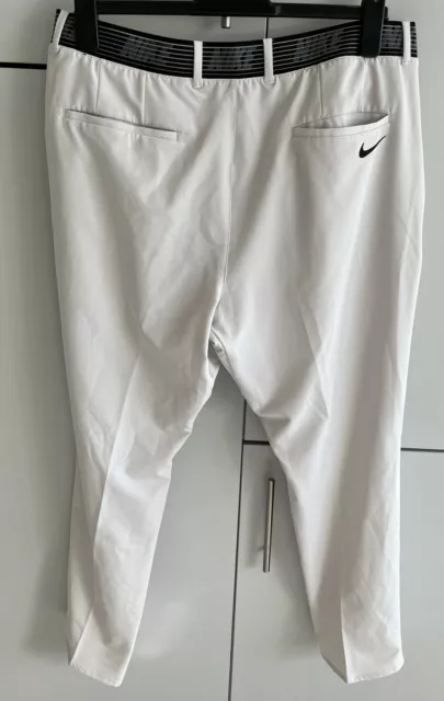 Nike golf Dry Fit Trousers Cream 38x30 Elesticated Waistband