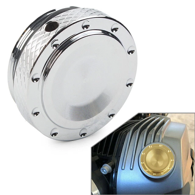 Silver Oil Filler Plug Fuel Gas Tank Cap For BMW R nineT Pure Scrambler UrbanG/S