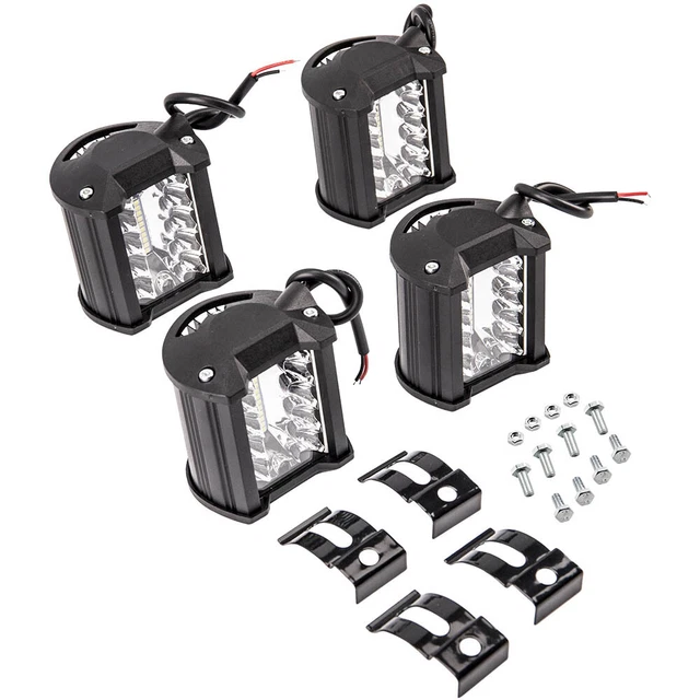 4x 4"Inch 12V 1200W LED Work Light Bar for Pickup,Wagon,UTB,Cab,ATV,SUV