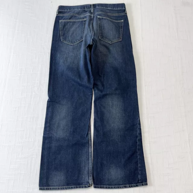 Y2K BANANA REPUBLIC Jeans 33x30 Relaxed Baggy Wide Leg Boot Grunge ...