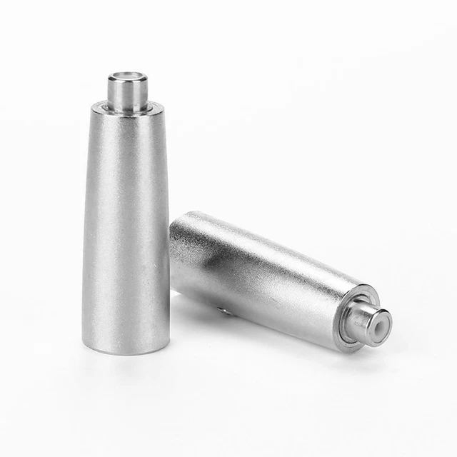 2pcs Metal XLR 3 Pin Male to RCA Female Audio Jack Adapter Plug Connector
