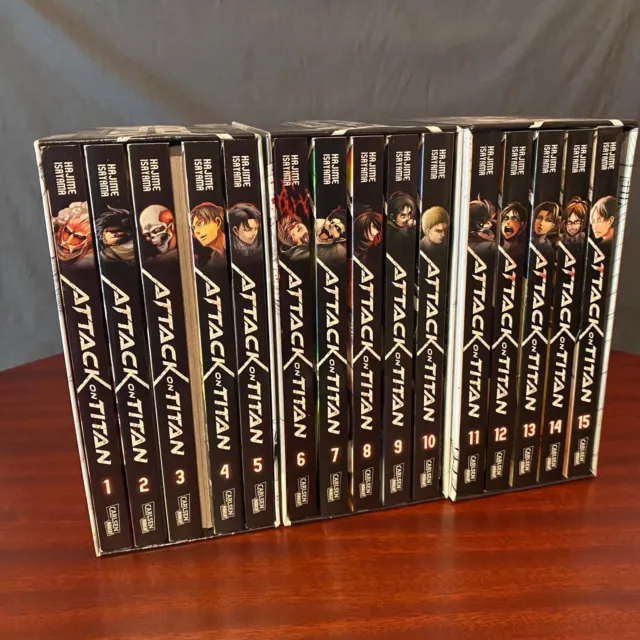 CARLSEN MANGA! Attack on Titan Manga Band 1-30 mit Schubern und Extras, Sammlung