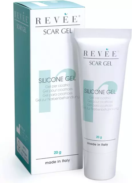 REVÉE Scar Gel Crema Cicatrici Chirurgiche 100% Silicone - Gel Topico per Cicatr