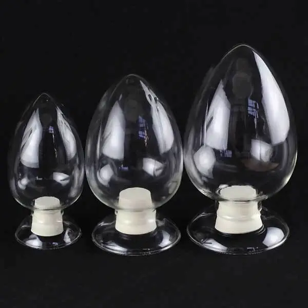 125ml 250ml 500ml Transparent Specimen Bottles w/ Rubber Stopper Glassware