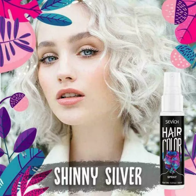 8Colors Hair Dye Colour Non-toxic Hair Coloring Spray Washable Temporary