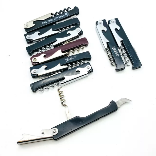 Navajo Salute - Folding Corkscrew / Bottle Opener / Foil Cutter - LOT of 9