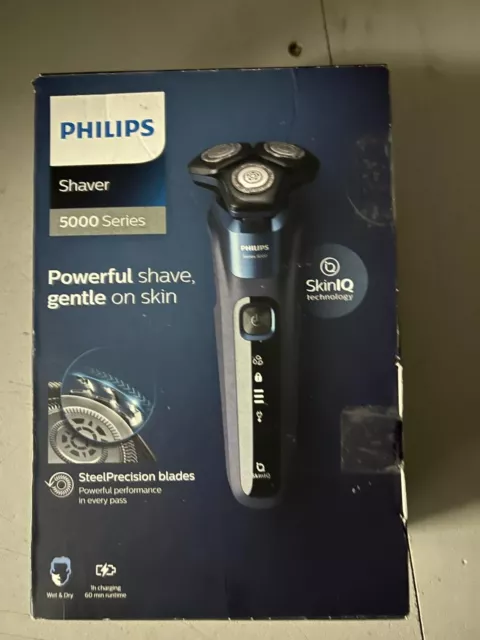 Philips S5585/30 Series 5000, Wet or Dry Electric Shaver with SkinIQ Technology