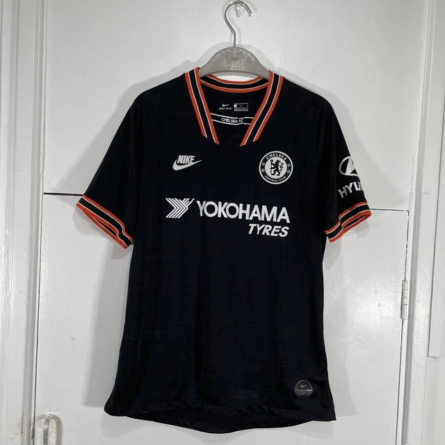 CHELSEA 2019 20 THIRD Shirt Black Orange Size Large 3.70