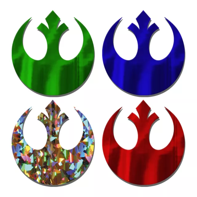 Rebel Alliance Sticker - Star Wars Decal - Select Chrome Color And Size