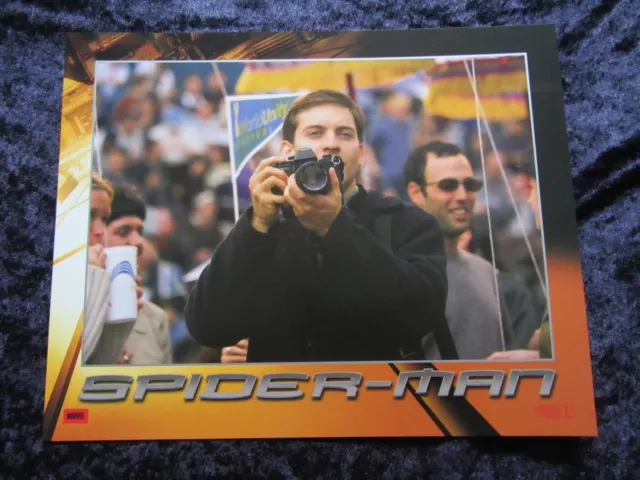 SPIDERMAN lobby card #4 TOBEY MAGUIRE, KIRSTEN DUNST, WILLEM DAFOE, JAMES FRANCO