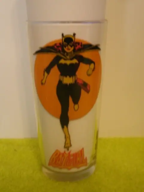 Vintage 1976 Pepsi Super Series Batgirl Glass