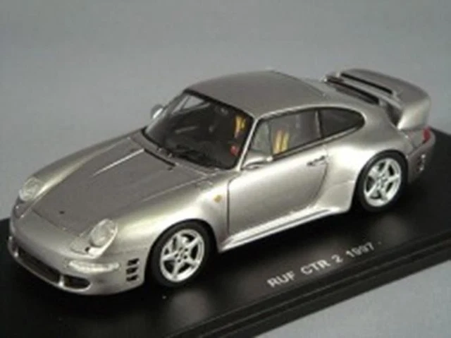 Spark 1/43 – Porsche RUF CTR 2 Argent 1996 – Miniature Neuve S0706 0520