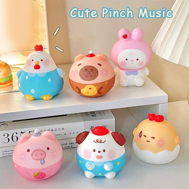 Set De 4 Jouets Anti-stress Biscuits | Squishy En TPR 6,5 Cm | Balle De Décompression Pour Maison, Bureau, Voyage | Cadeau