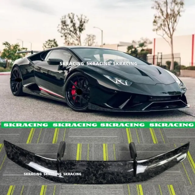 Forge Carbon Rear Trunk Spoiler Wing lip For Lamborghini Huracan Evo LP610 LP580