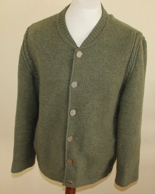 ZOPF 100% WOLLE STRICK TIROLER TRACHTEN WALK JACKE FASCHING ca Gr. 26