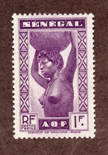 Colonies Françaises  Sénégal n°147b Nsg TB cote 350 euros!RARE