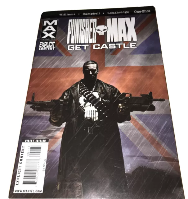 THE PUNISHER-MAX (9.2-9.4) GET CASTLE/MARVEL MAX COMICS-One Shot-#1