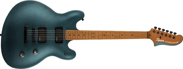 Fender Squier Contemporary Active Starcaster Electric Guitar, Gunmetal Metallic
