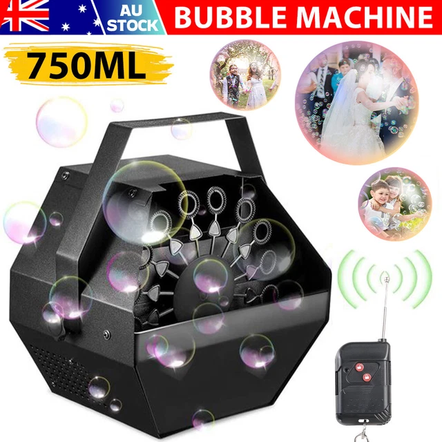 Mini Electric Auto Bubble Machine Blower Stage Kids Toy Party Wedding Birthday