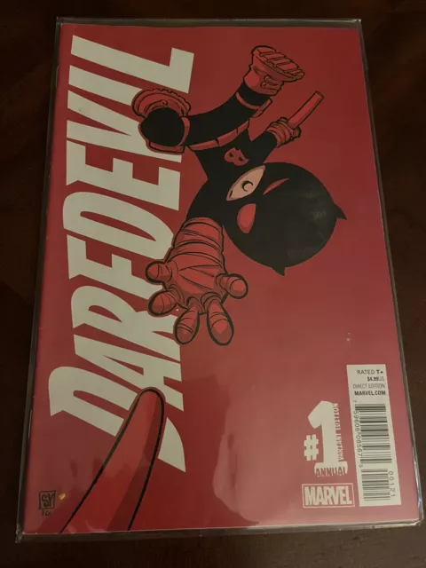 Marvel Comics DAREDEVIL (2016) ANNUAL #1 SKOTTIE YOUNG Variant Cover